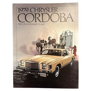 1979 Chrysler Cordoba Sales Brochure Original Multipage Color Full Size